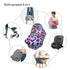 Schgap Rainbow Leopard Car Seat Covers for Baby, Nursing Cover Breastfeeding Baby Carrier Cover Stretchy Carseat Canopy