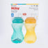 Nuby Easy Grip Cup, 10 Ounce, No-Spill, 2-Pack, Colors May Vary