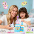195PCS 3D 3+ BTEC Princess Blue DIY Balloon Animals Craft Kit with Pump, DIY Sticky Balloon Maker Toy with Bouncy