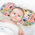 tplaotee 22x11in Cute Cartoon Castle Color Cotton Burp Cloths Muslin Soft and Absorbent? Baby Cloth for Unisex