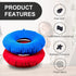Zonon Inflatable Donut Car Seat Cushion, 2 Pieces 15 Inch Round Ring Pillows for Tailbone, Portable for Home Office Car