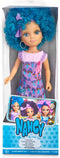 Nancy Curly Power Fashion Doll, 16" Doll with Blue Hair
