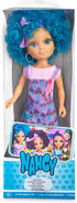 Nancy Curly Power Fashion Doll, 16" Doll with Blue Hair