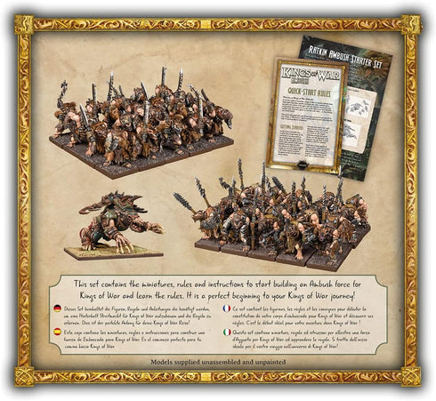 Mantic Games Kings of War 3E: Ratkin Ambush Starter Set