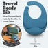 Palz and Pandy 6 Set Baby Travel Essentials Pc Silicone Feeding - Portable Toddler Plates with Suction, Baby Spoons