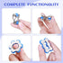 8 Pack Pcs Sensory Fidget Toys Flippy Roller Bike Chain Fidget Spinner Anxiety and Stress Relief Silent Tools Mesh