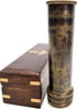 collectiblesBuy Antique Finish Brass Kaleidoscope, Gilbert & Sons Engraved Nautical Instrument Table Decor