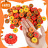 44 Pcs 3D Pumpkin Erasers - Halloween Mini Erasers for Classroom Prizes, Game Rewards, Party Favors