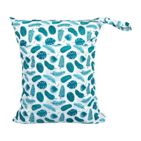 babygoal Wet Dry Bags for Baby Cloth Diapers, 3 Pack Washable Travel Bags for Beach, Pool, Gym with Two Zippered Pockets