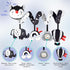 XIXILAND Black and White Musical Car Seat Toys - High Contrast Infant Stroller Toys for Newborns 0-6 Months