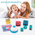 Wooden Face Changing Magic Cube Building Blocks Game Matching Expression Puzzle Toy Board Games for Family Night, Match