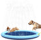 Splash Sprinkler Pad for Dogs Kids, Non-Slip Pet Thickened Durable Wading Bath Pools