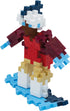 PLUS PLUS - Snowboarder - 70 Piece Construction Building Toy, Interlocking Puzzle Blocks for Kids
