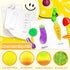 R&DLanci 8 Count, Toddler Crayons Non Toxic Washable Crayons for Toddlers, Unbreakable Easy-Grip Vegetable & Fruit