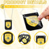 12 Pcs Pretend Play Police Badges for Kids - Officer Badge Detective Badge Cop Badge