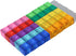 Rainbow Acrylic Gem Cubes Blocks - 40-Pcs Educational Sensory Training Crystal Toys for Color Learning