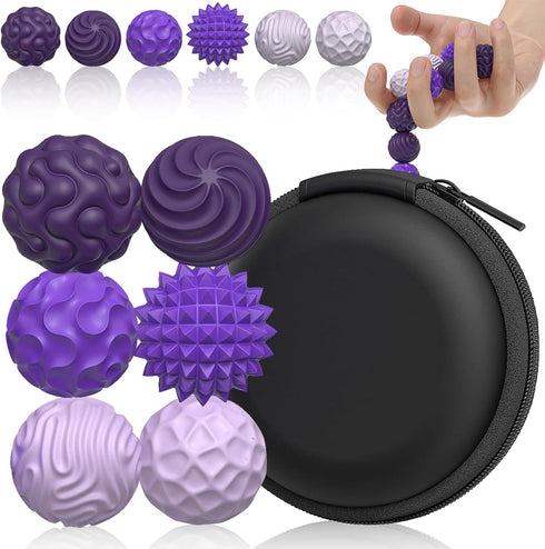 PARTY TONIGHT Silicone Magnetic Balls, Fidget Toys for Adults & Teens, 6PCS Stress Balls