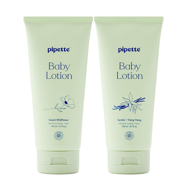 Pipette Baby Lotion Scented Discovery Duo, Pack of 2, Includes Sweet Wildflower