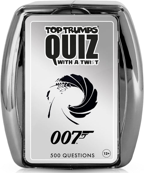 Top Trumps James Bond Movie Trivia Game - Quiz Games for Kids and Adults, Great Travel Games
