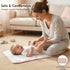 Portable Diaper Changing Pad for Baby - Waterproof Compact Changing Mat with Wrist Strap - Wipeable Travel Changing Pad