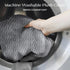 Grey Wavy Plush Changing Pad Cover by Delta Children