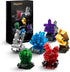 Gemstone Building Blocks Kit for Women, 564 PCS Crystal Mineral Display Collection