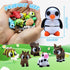 YoukkbbL 50 3D Set, 3D Pcs Mini Printed Animals Figurines Printed Toys for Kids, Easter Basket Stuffers for Boys