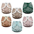 Mama Koala Reusable Adjustable Cloth Diaper Covers with Double Gusset for Girls