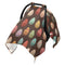 Mazeann Colorful Easte Eggs Floral Car Seat Cover Baby Breathable Soft Infant Carseat