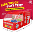 Kiddey Fire Truck Play Tent for Kids - Firetruck Tents with Sirens and Fireman Sound Button for Girls, Boys, & Toddlers