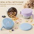 Fimibuke 12 OZ 2 Pack Snack Containers for Toddlers Kids, Spill Proof Stainless Steel Baby Snack Cups with Removable