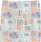 Colorful Beach Patchwork Changing Pad Covers for Baby Girls Boys Bright Summer