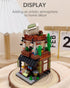 Japanese Street View Matcha Shop Building Blocks Set, Japanese Theme Store Simulation Model