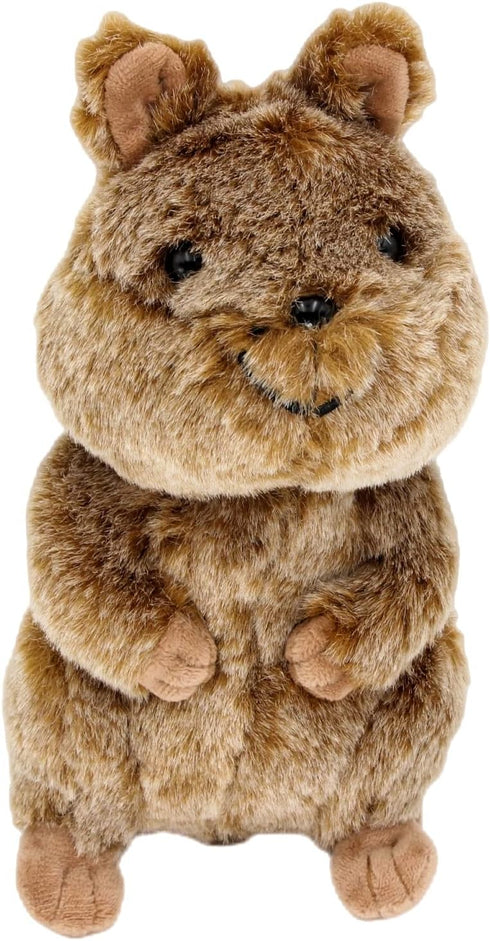 Kawaii Quokka Kangaroo Plush Stuffed Animal, 8.5'' Lifelike Short Tail Plushie Pillow Toy for Kids Gifts Home Decor