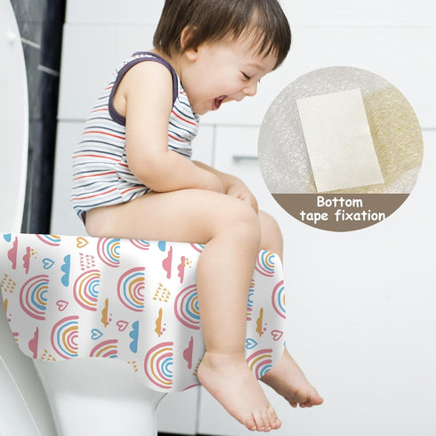 DEEKI (40pack Disposable Toilet Seat Covers for Kids & Adults,Protect from Public Toilets While Potty Training