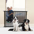 Dog Gate for Stairs Pet Gates for The House: Dog Gate Indoor Dogs Screen Mesh Gate for Doorways Stairways Safety 29 inches Tall, 30 inch Wide