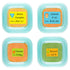 Baby Food Labels, Removable Write-On Daycare Date Labels for OXO Tot Baby