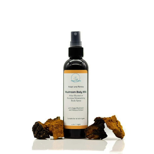 Chaga Mushroom & Hibiscus Body Milk Spray - Moisturizing Formula