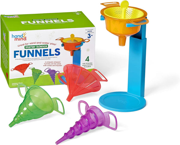 hand2mind Starter Science Funnels, Science Lab Equipment, Educational Science Kits for Kids
