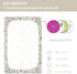 CaTaKu 27""x 39"", 325316134p821c876s1913 World Map Animal Crib Sheets for Baby Girls Boys,Neutral Mini Crib Mattress