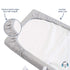 16" 32" Gerber Baby Boys Girls Neutral Newborn Infant Baby Toddler Nursery Changing Pad Cover, Dotted Light Gray, x