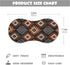 decor gift 4 Pack 22x11in Cotton Burp Cloths Muslin Breathable Rust Ikats Vector wash Cloth for Unisex Newborns