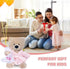 My OLi 9" Teddy Bear Plush Toy Dressed in Bathrobe with Soothing Towel “Get Well Soon” Gift for Kids, Pink