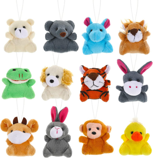 12 Packs BILLMOSS Prefilled Easter Eggs with Mini Plush Toys, Easter Basket Stuffers Party Favors for Kids Easter Eggs