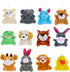 12 Packs BILLMOSS Prefilled Easter Eggs with Mini Plush Toys, Easter Basket Stuffers Party Favors for Kids Easter Eggs