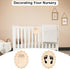 Josojoou 5.7in 3D Baby Name Announcement Sign, Wooden Newborn Birth Announcement Sign, Double-sided Hello World Newborn