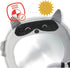 Diono Easy View Racoon Character Baby Car Mirror, Safety Car Seat Mirror for Rear Facing Infant, Fully Adjustable,