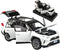 Model Car 1/32 RAV4 Alloy Diecast with Light and Sound, Collectible Toy Vehicle for Boys Kids Gift (White)