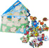Set 4 (32 1-3, Peg Puzzle of pcs), Wooden Knob Puzzles for Toddlers Ages Farm ZooForest Animals, Pets, Sea Ocean