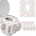 DEEKI 20 Pack Toilet Seat Covers Disposable, Safe No-Slip Waterproof for Kids Toddlers